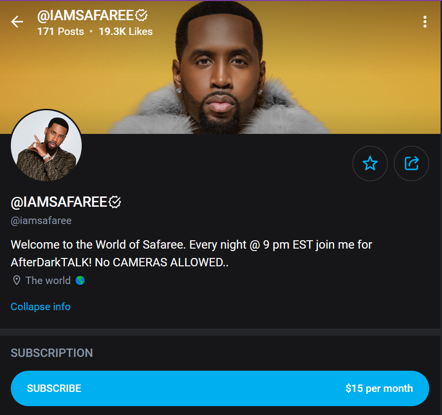 safaree samuels onlyfans top earner