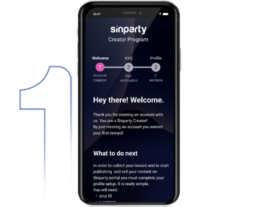 Create your free SinParty account